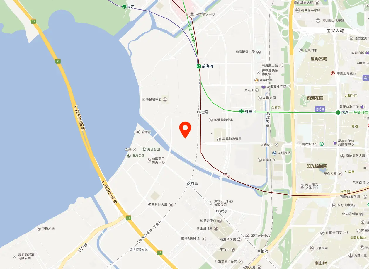 前海鸿荣源中心地图位置